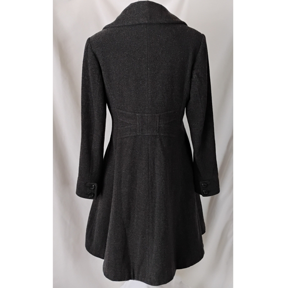 Andrew Marc Women's Cherish Walker Wool & Cashmere Winter Coat Charcoal Black - Picture 3 of 16